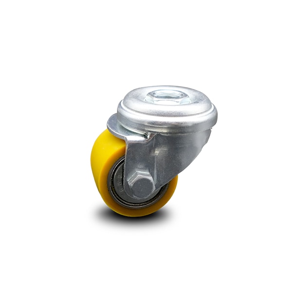 Low Profile Polyurethane 35mm Wheel Bolt Hole Caster